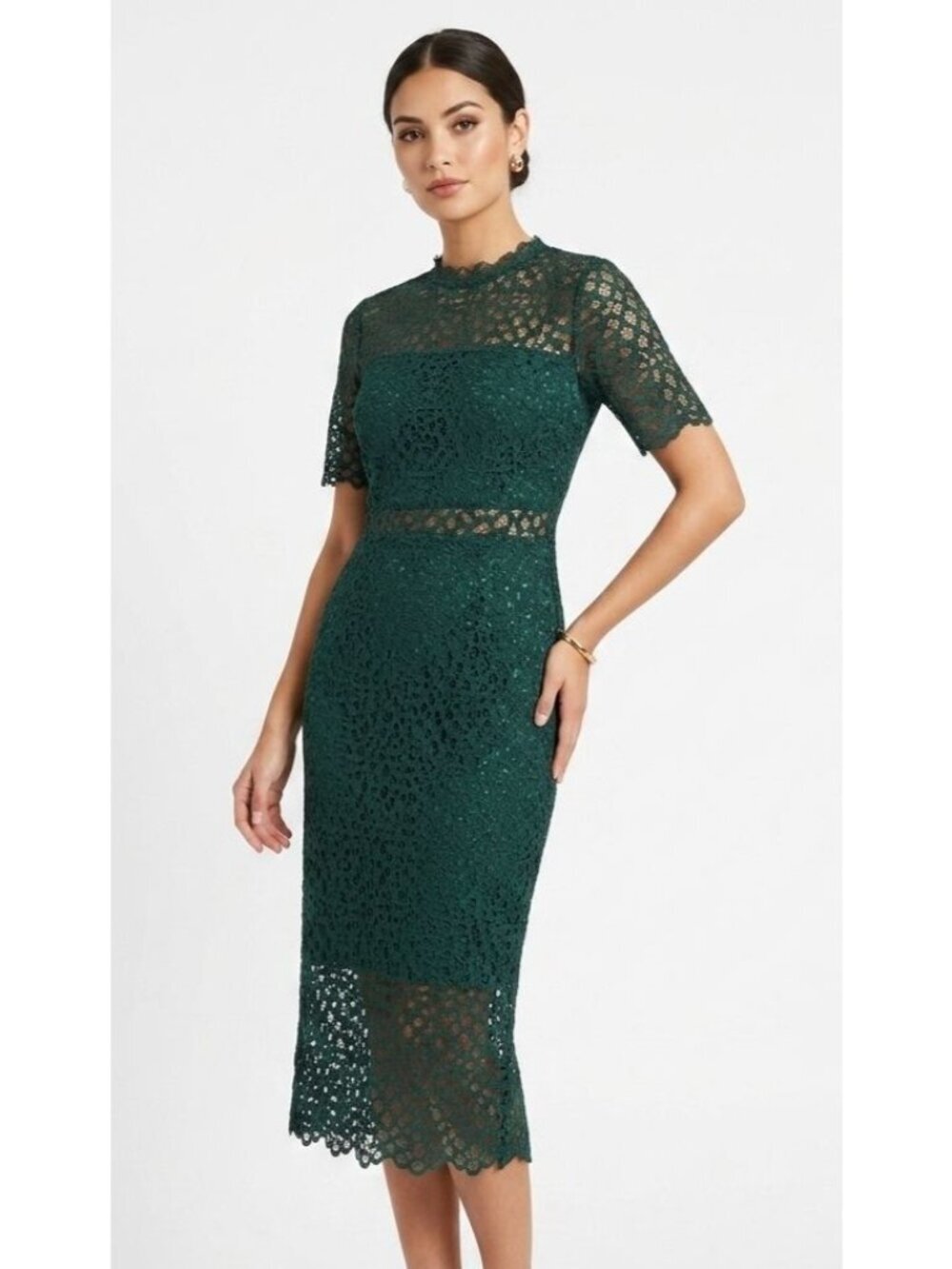 NWT Women's - Love X Design Green Lace Dress, Size XS